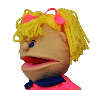 Лялька-рукавичка Puppets з язиком, дівчинка в рожевому, 1 шт. Лялька-рукавичка Puppets з язиком, дівчинка в рожевому, 1 шт.