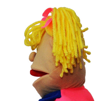 Лялька-рукавичка Puppets з язиком, дівчинка в рожевому, 1 шт. Лялька-рукавичка Puppets з язиком, дівчинка в рожевому, 1 шт.